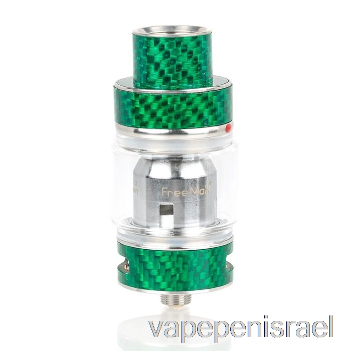 חד פעמי Vape Israel Freemax Mesh Pro Sub-ohm מיכל סיבי פחמן ירוק